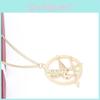 Collier Pendentif Argent Antique Distinctif Hunger Games Design Oiseau Géométrique