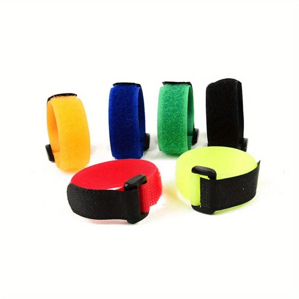 3pcs/set Reusable Fishing Rod Tie Holder Strap Suspenders Fastener Hook Loop Cable Cord Tie Belt Fishing Tackle Box Accessories