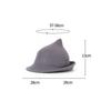 Wool Felt Wool Hat Pointed Top Magic Hat Gifts Felt Fedora Hat  Stage Performance