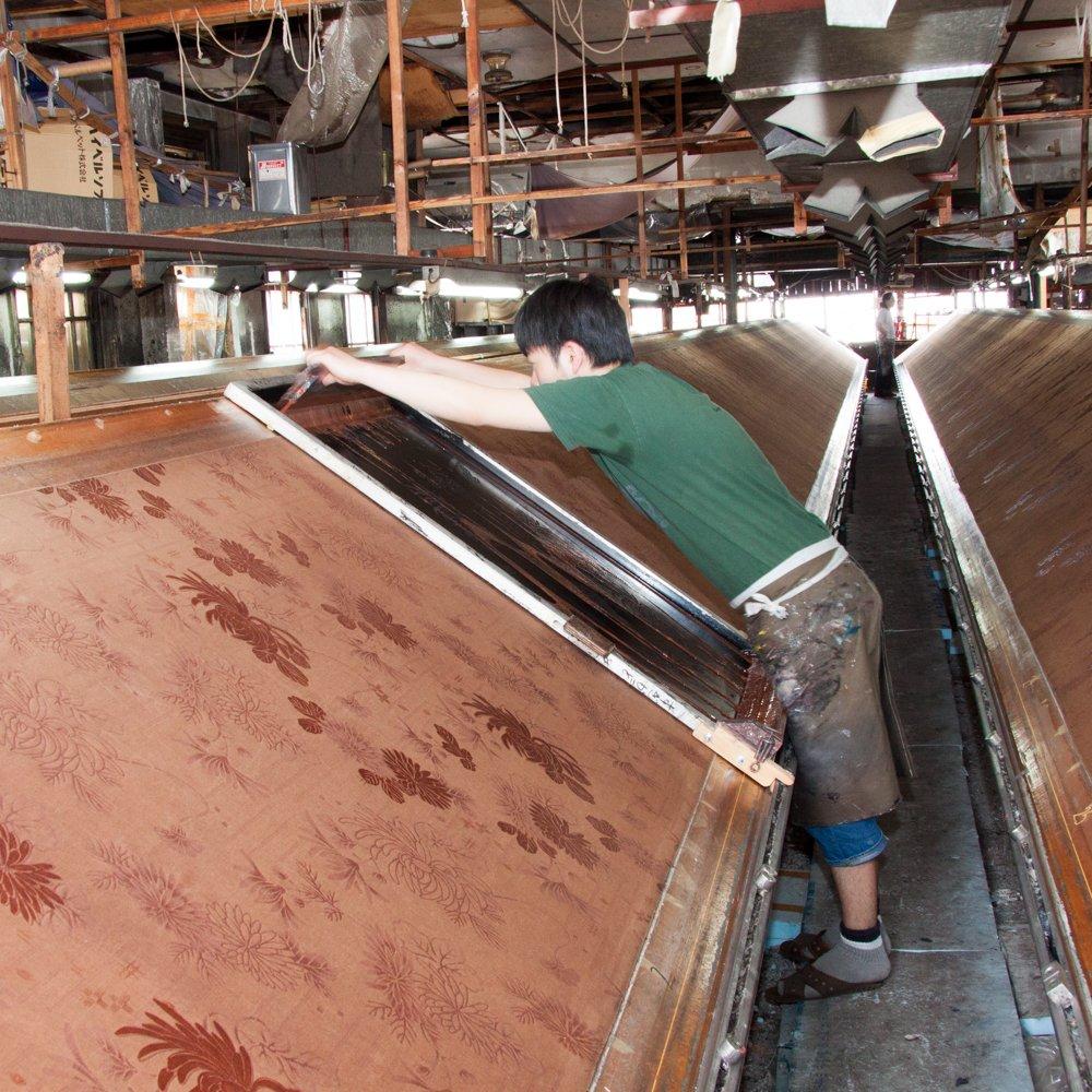 Kiki Damen Mini-Tasche, Hergestellt in Japan, Kimono-Stil, Mit Kaki-Gerbstoff gefärbtes Canvas, Leicht, Mini-Tasche, Kyoto, KS-76 (Katzendesign)