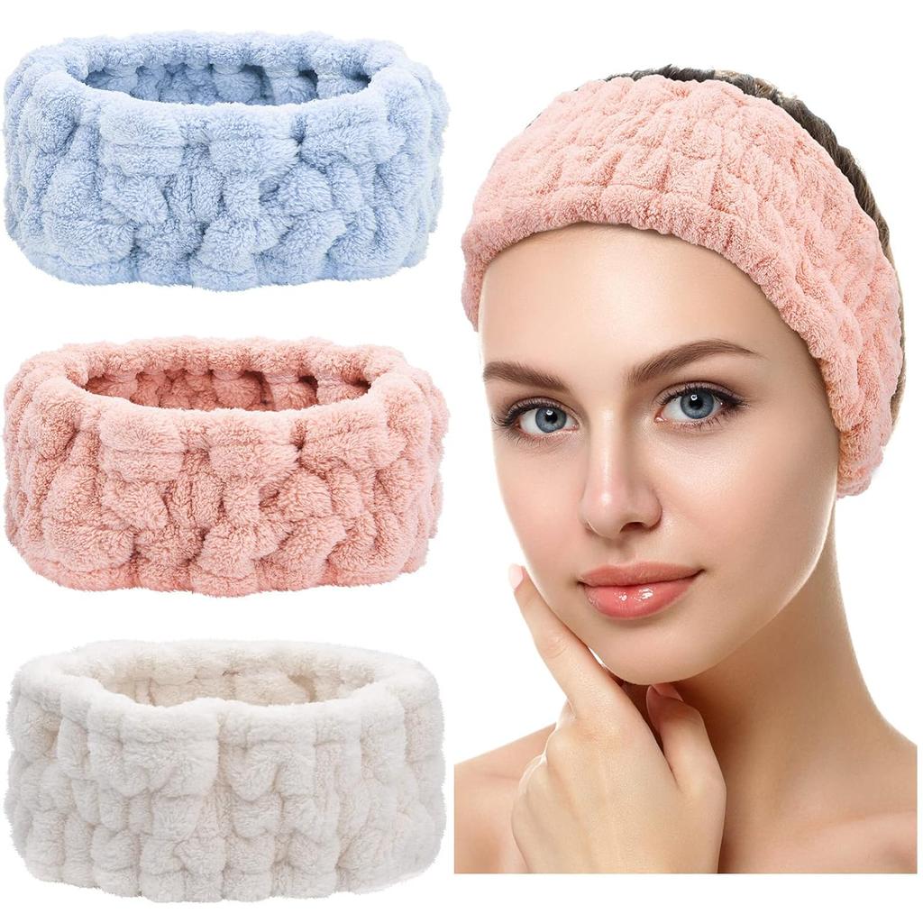 Face Wash Headband Makeup Single Circle Coral Velvet Hair Cover Sports Yoga Hair Accessory For Women