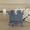 UK5N Copper Wiring Terminal Block, Rail Type, Non-Slip, Flame-Retardant, 4mm Square Voltage Line Terminal