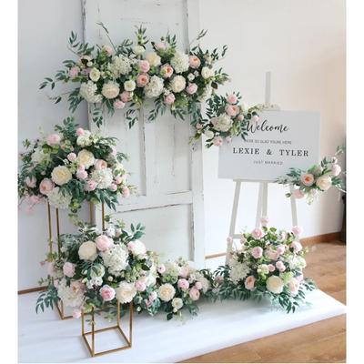 Artificial Flowers For Wedding Decoration Party Stage Display Cornor Flowers Backdrop Home Festival Decor Floral Ball