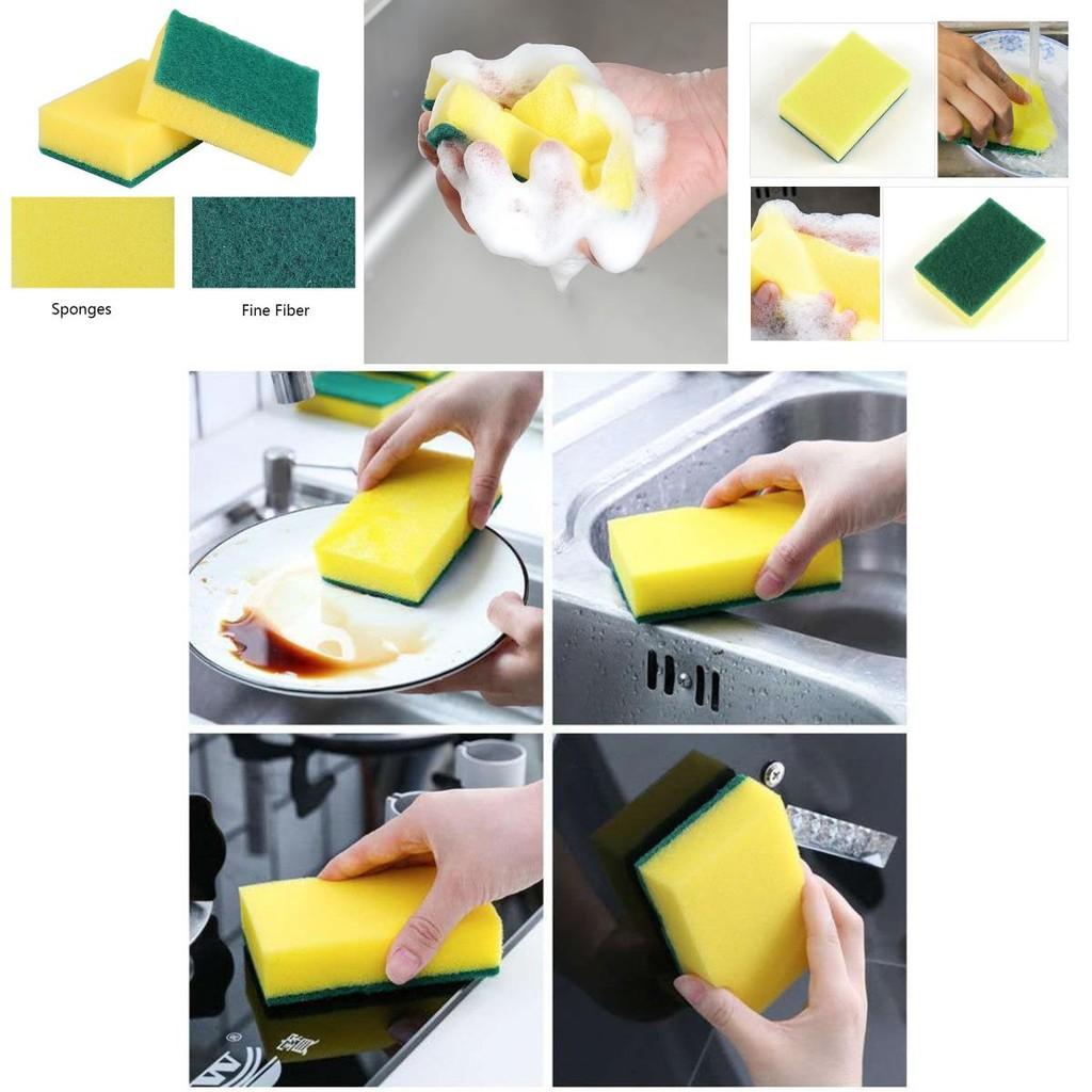Kitchen Cleaning Sponge Washing Towels Wiping Rags Microfiber For Superior Stain Removal And Surface Protection