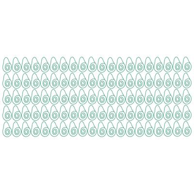 100 Pezzi Graffette Portatili Mini Carine Forma di Frutta Verde Graffette Metalliche Galvanizzate per Ufficio