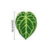Acrylic Monstera Leaf Coaster Tropical Green Plant Cup Mats Anti-Slip Cup Holders Countertop Protector Kitchen Drink Coasters