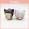 Jujutsu Kaisen Cat Ear Pajama Car Cake Model Pvc Assembly Kit Blind Box Collectible For Anime Fans