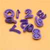 40 Pcs Alphabet Number Character Letter Cookie Cutter Fondant Cake Biscuit Mold Cake Decorating Tool