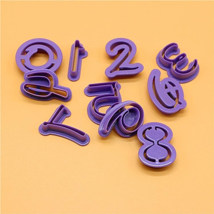 40 Pcs Alphabet Number Character Letter Cookie Cutter Fondant Cake Biscuit Mold Cake Decorating Tool