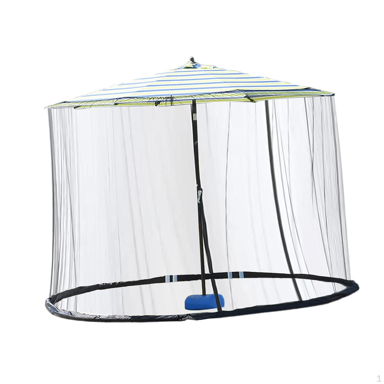 

Сетка для зонтов для патио и регулируемый зонт от солнца, навес для ног 335x240cm