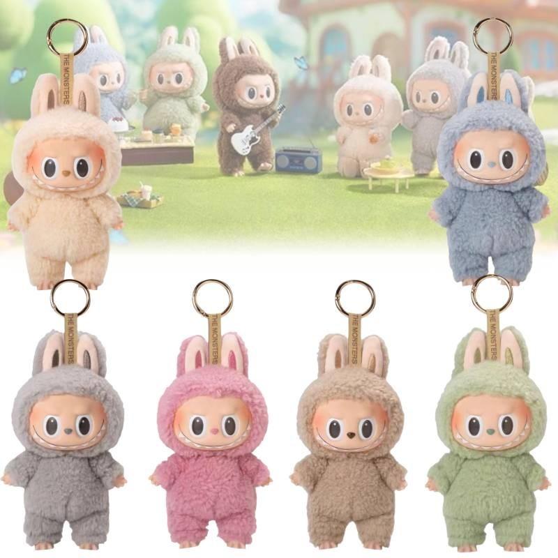Exclusive Labubu Mokoko Sweetheart Series Macaron Plush Doll Blind Box Collectible