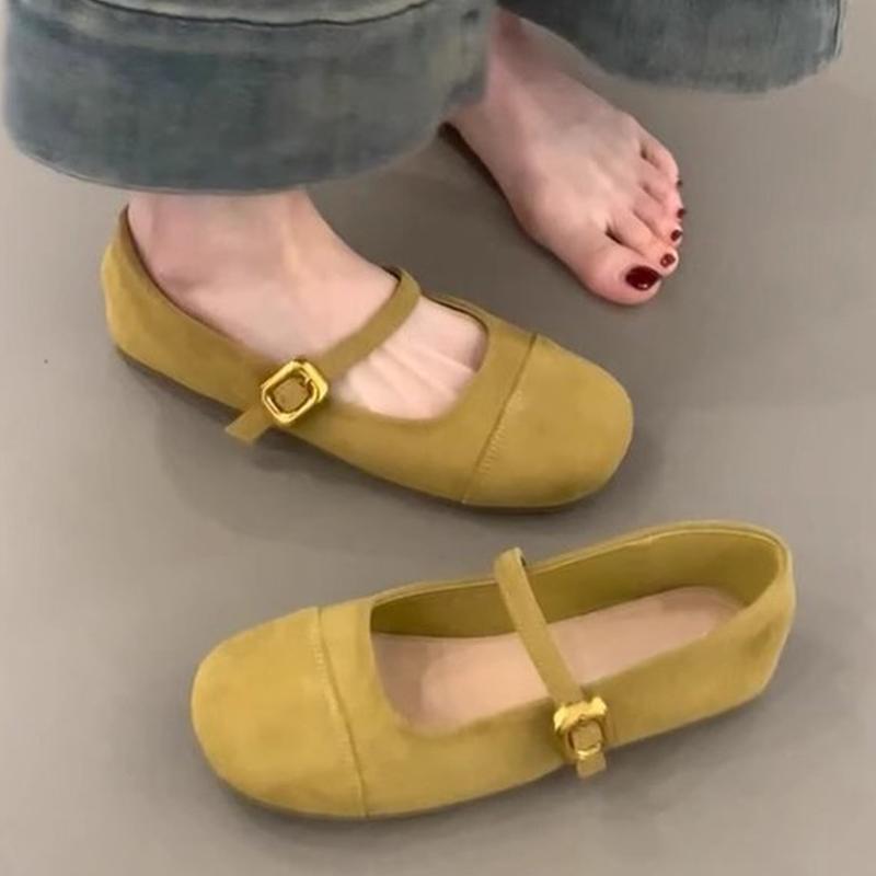 Flats Women Loafers Shoes Fashion Mary Jance Dress Shoes Designer Sandals 2025 Women New Sport Shoes Casual Zapatillas Mujer