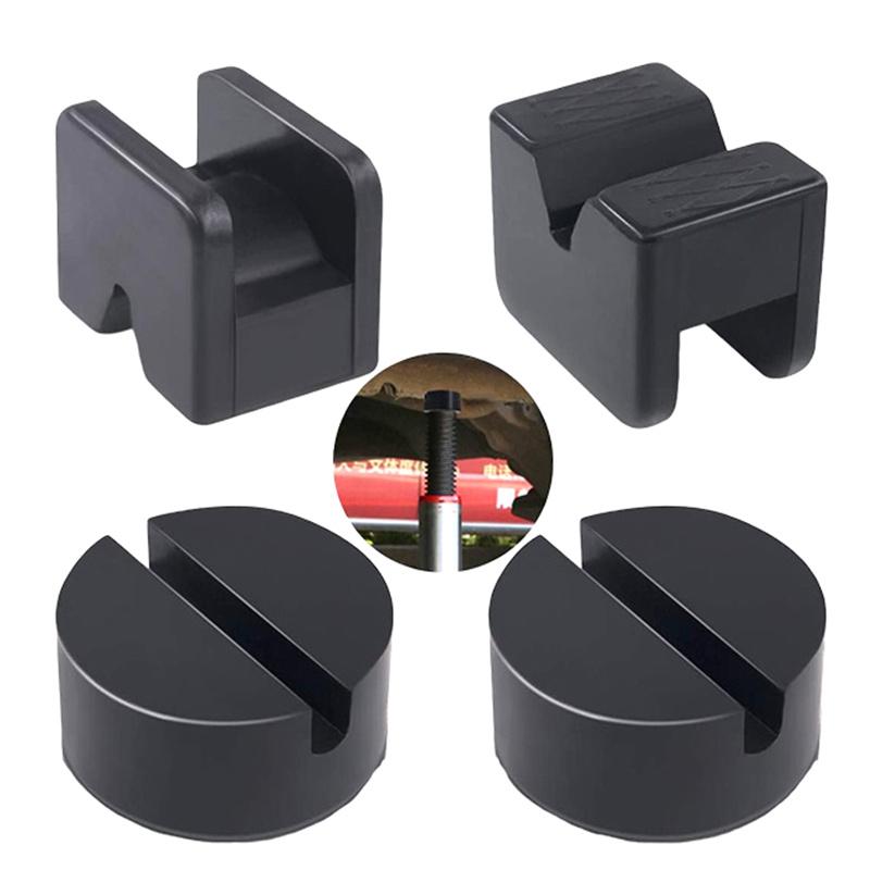 Universal Car Jack Stand Rubber Pad Slotted Protector for Vehicle Frame Safety Home Garage Professional Repair
