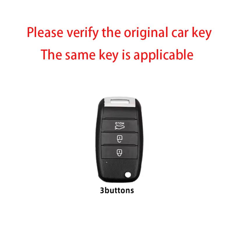 Zinc Alloy Car Key Case Cover Shell Fob for KIA RIO 3 K2 K3 K4 K5 Sportege Picanto Optima Soul Ceed Sorento Forte Stinger Cerato