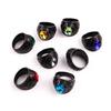 Retro Titanium Army Personalized Finger Ring