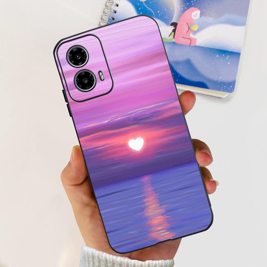 For Motorola Moto G24 Power Case 2024 New Fashion Flower Silicone Soft Back Cover For Moto G24 G34 Phone Case MotoG24 G 24 Coque