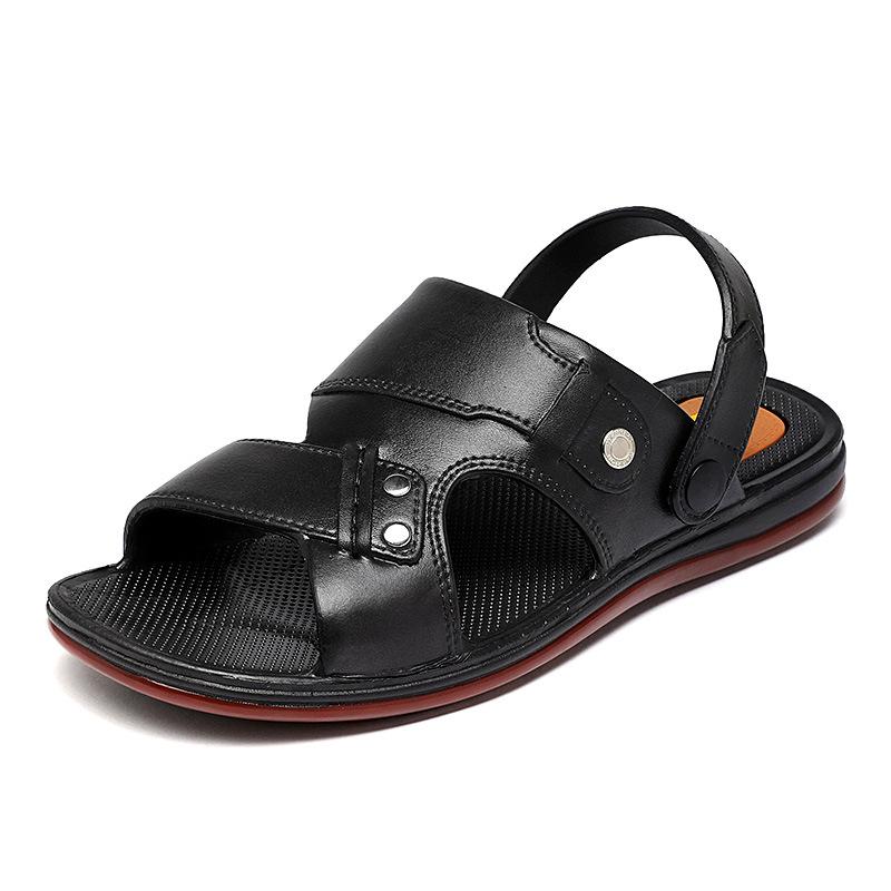Men's Summer Comfort Waterproof Non-Slip Dual-Use Sandals with Thick Sole