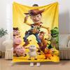 1Pc Toy Story Characters Blanket Soft Throw Blanket For Home Bedroom Bed Sofa Travel Office Solid Christmas Blanket