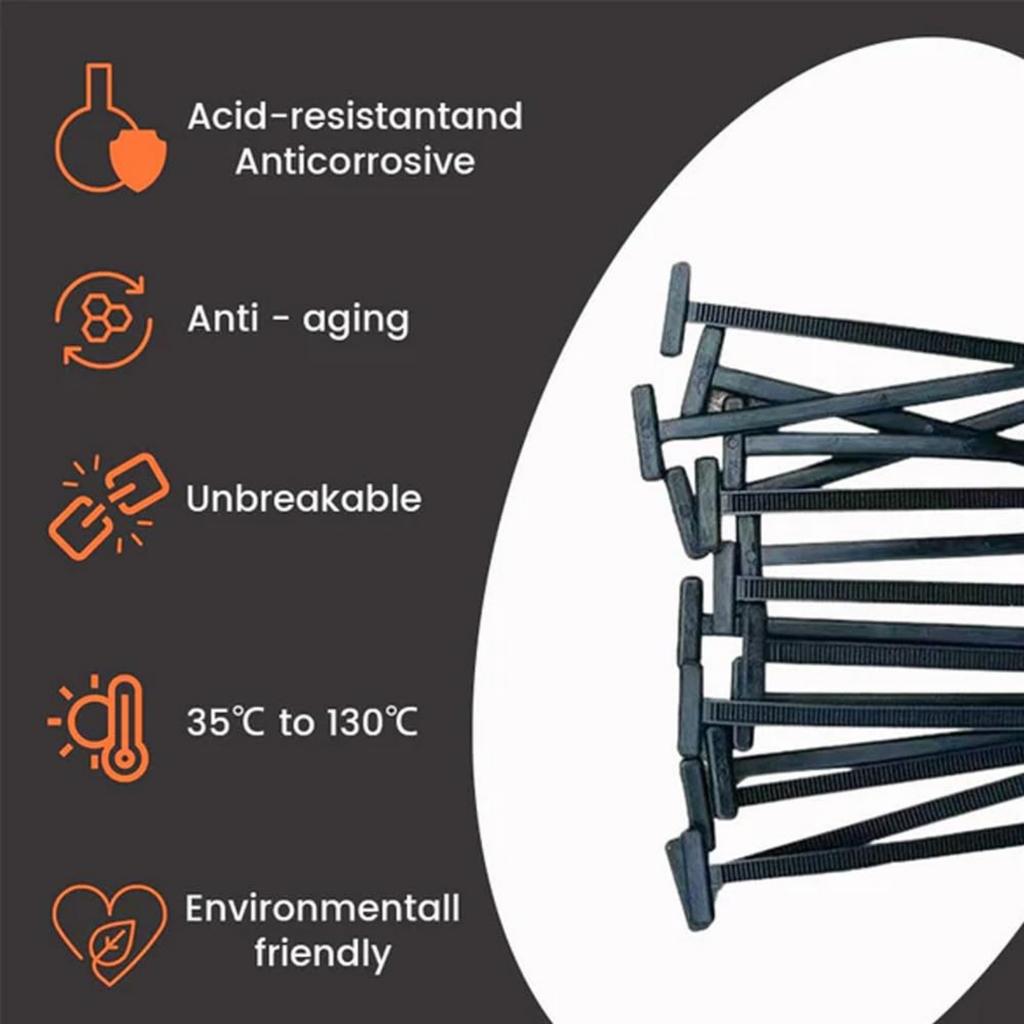 Nylon Universal Cable Tie Buckle, Heavy-duty Nylon Cable Tie Retainer, Multi Purpose Plastic Cable Tie Tool, Suitable For Car Daily Maintenance