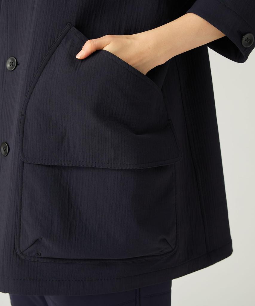 Snow Peak Easy Cloth Jacket Outer Dark Size M JK-25AU014, Jacket, Men's/Women's, Navy,