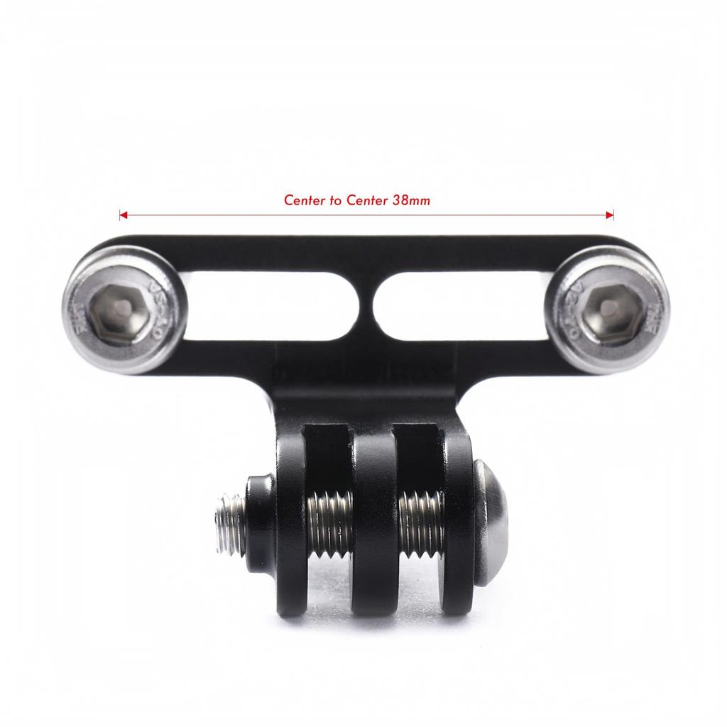 Supporto di Estensione Manubrio in Lega di Alluminio per Bicicletta per Luce Bici, Action Camera, Ciclocomputer - Supporto per Bici