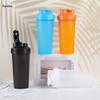 400ml/600ml Protein Shaker Flasche Auslaufsicher BPA Frei Fitnessflasche mit Edelstahlkugel für Outdoor Fitness Sport Mixbecher
