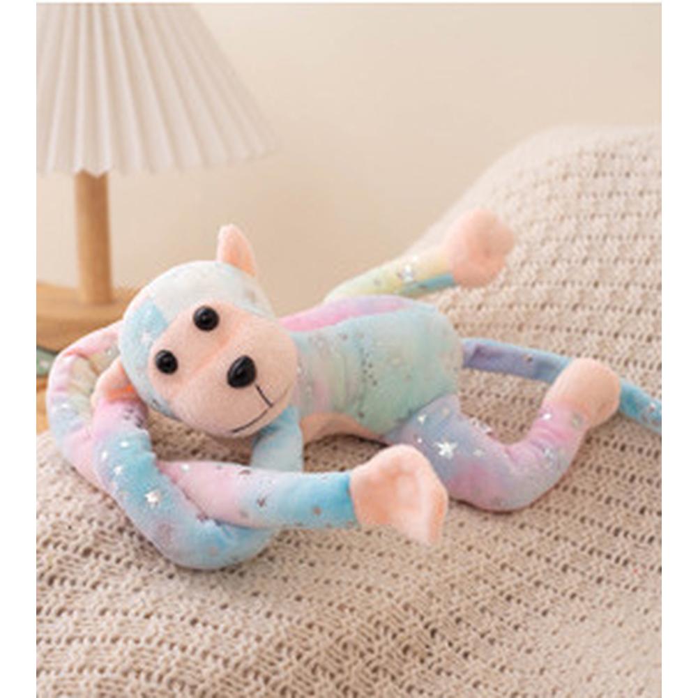 Brinquedo de Pelúcia Macaco de Braços Longos Colorido Macaco Pendurado Animal de Pelúcia Com Som Boneca de Pelúcia Presentes Para Meninos Meninas