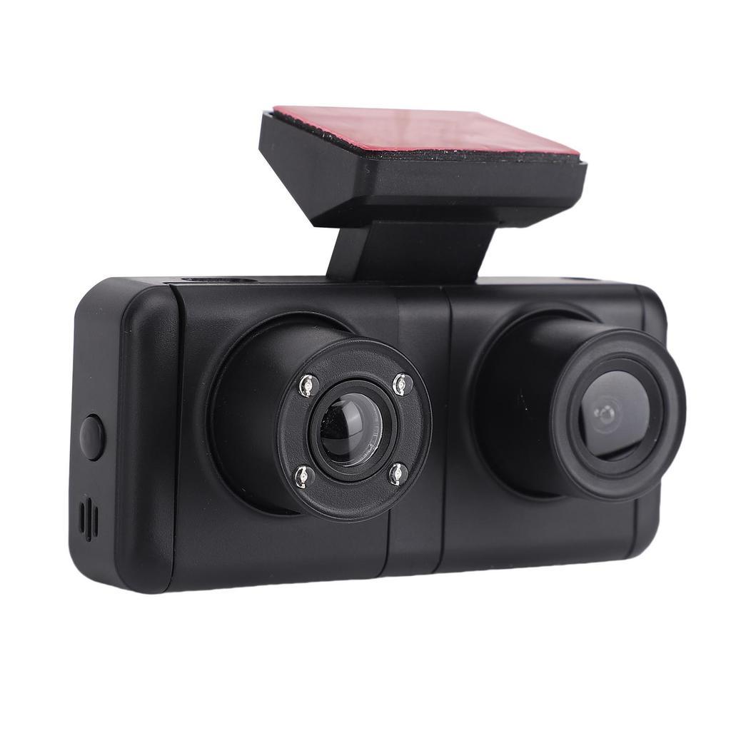 3 Channel Dash Cam 1080P HD Front Rear Inside Driving Recorder with 2.7in HD Screen 170 Degrees  Wide Angle Night Mode