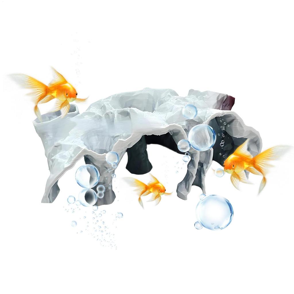 Fish Tank Underground Cave For Fish Shrimp Reptile Shelter Hiding Houses Shrimp Hides Aqaurium Landscaping Ornaments Decor
