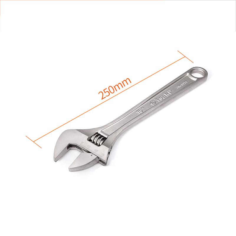 

Adjustable Wrench Large Openin Long Handle Universal Spanner Carbon Steel Wrench Clamp Mechanical Workshop Hand Car Repair Tools