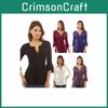 Fashion Women Slim Fit Long Sleeve Blouse Shirt Casual Cotton T-shirt For Effortless Style