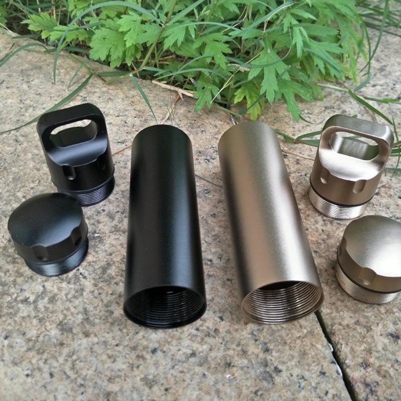 Vodotěsná úložná trubice pro venkovní použití Kompaktní cestovní víceúčelový úložný kontejner pro kempování a cestování