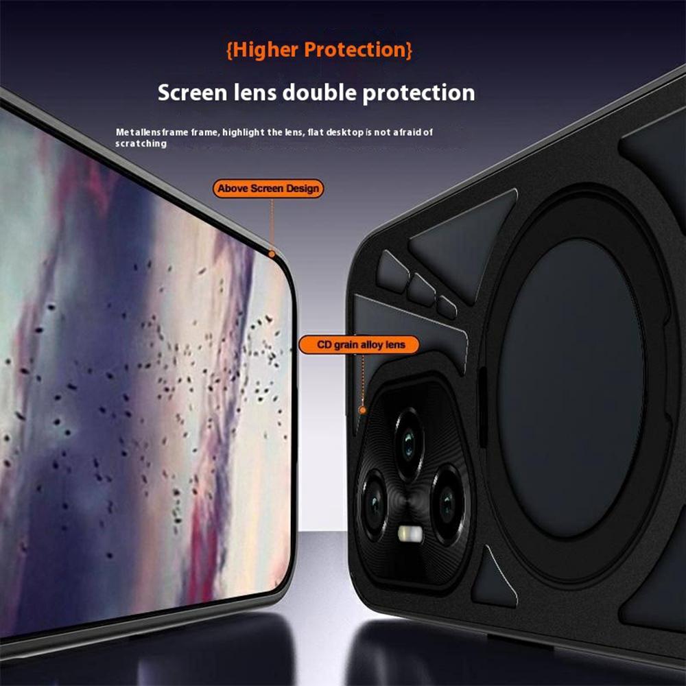 Θήκη για Honor 300 Pro Μαγνητική βάση στήριξης Κοίλη Απαγωγή θερμότητας Σιλικόνη+PC+Μεταλλικό πλαίσιο Κάλυμμα τηλεφώνου