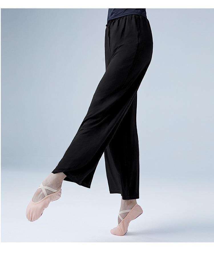Women's High-Waisted Modal Dance Pants - Classical & Modern Styles