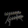 WEZHO 2-Tier 8-Pair Dumbbell Storage Rack