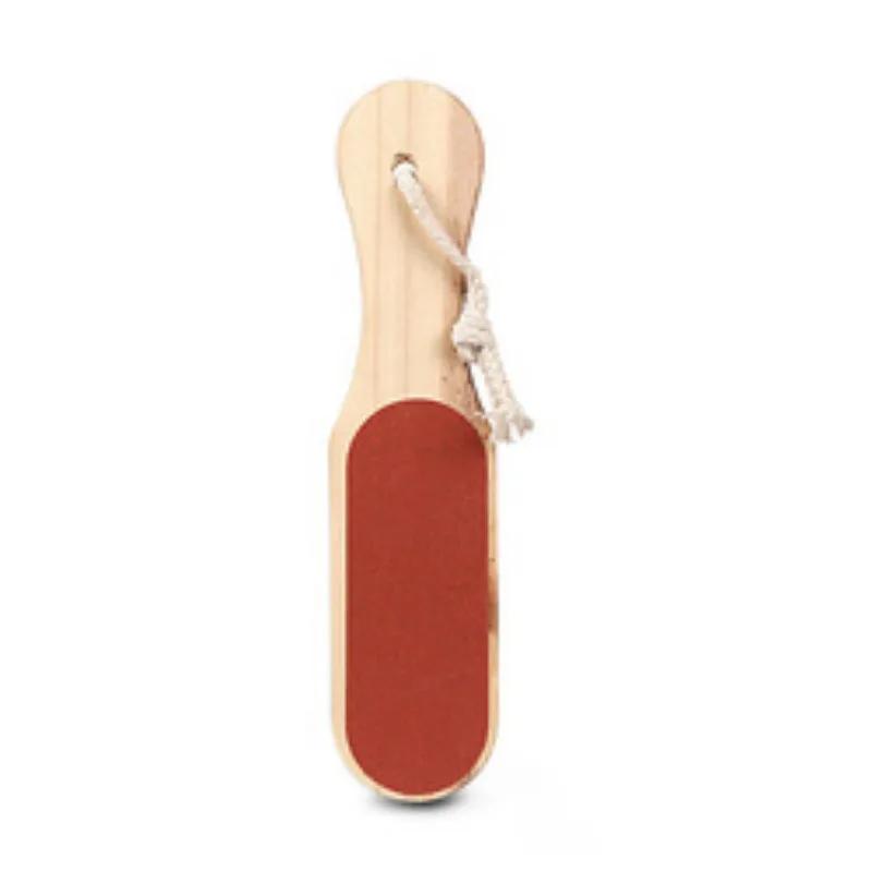 Double Sides Foot File Foot Rasp Pedicure Tools Feet Dead Skin Callus Remover Wooden Handle Scrubber Sandpaper Foot Care