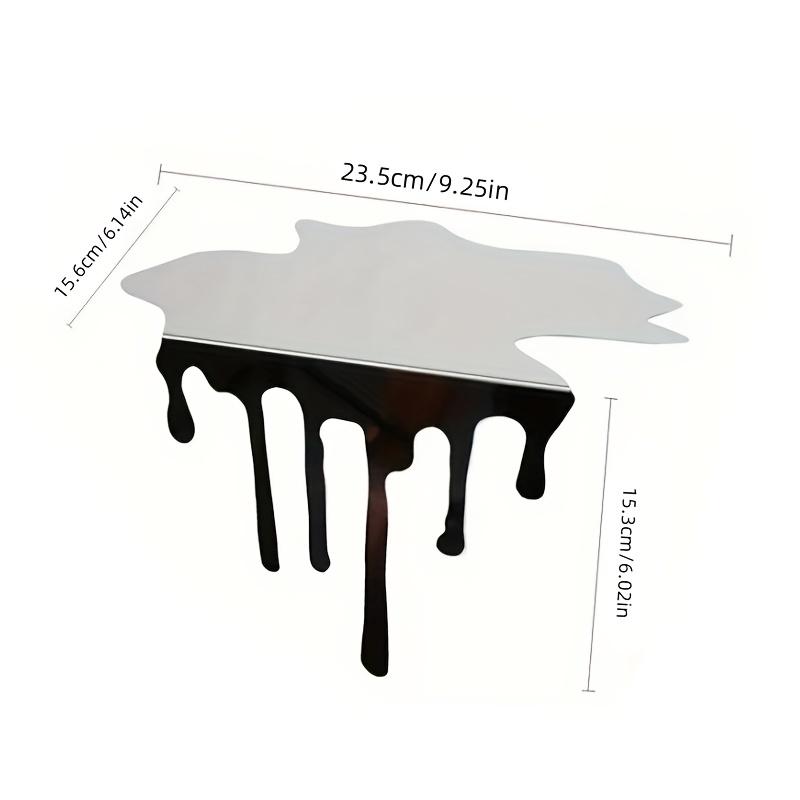 

Minimalism Stainless Steel Flowing Water Droplet Decoration Reflective Surface Artwork Desktop Decoration Home Decoration