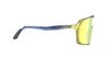 Rudy Project SPINSHIELD Sport Sonnenbrille, Kristall Blau Grün Verlauf Gelb, Avio/Apfel Glanz, Multi-Laser Glas, SP720530-0000