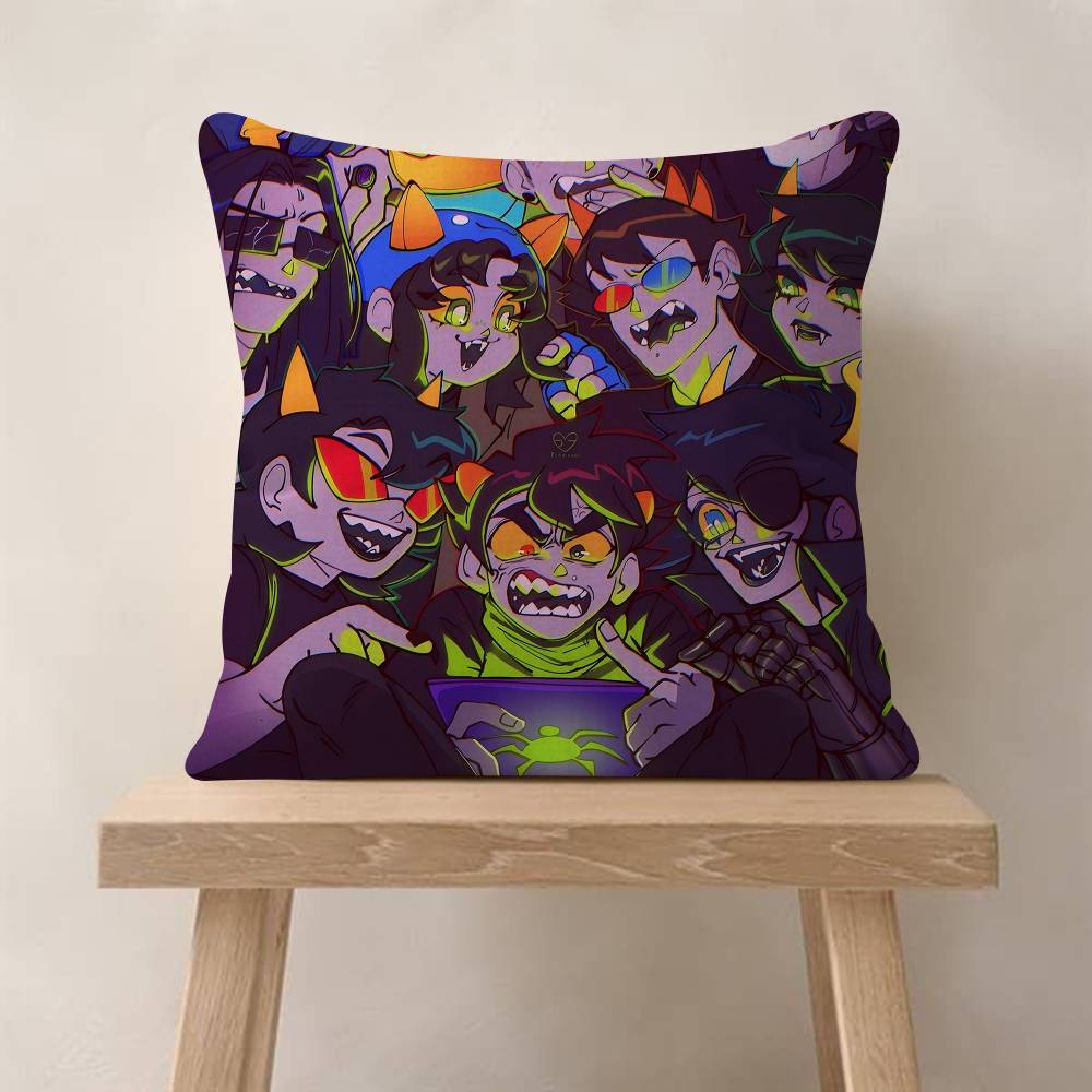 Popular Internet Anime HHomestuck Personalized Pillow Cover Kids Bedroom Wild Party Decor Pillowcase Kid Birthday Shower Gift