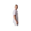 Calvin Klein Simple White Summer Series Commuter Minimalist Embroidered Three-Button Short Sleeve Polo Shirt Men Polo Shirts Moonlight-White 40HM281