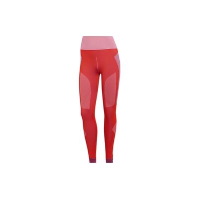 X Stella McCartney Color Block Striped Yoga Leggings Women Leggings Orange Red HG8787