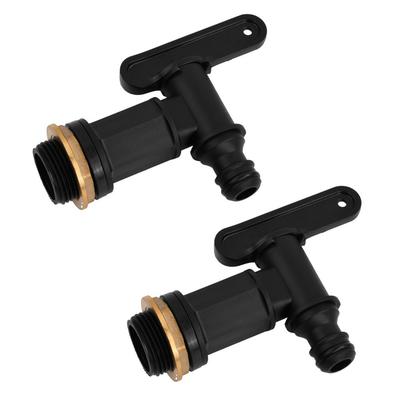 Twin Pack For Garden Taps with Secure Lock Nuts and Easy Operation