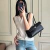 Xiaoxiangfeng 26S Armpit Bag, First Layer Cowhide Yunzhen Same Baguette Bag Long Handle Bowling Diamond Tote Bag