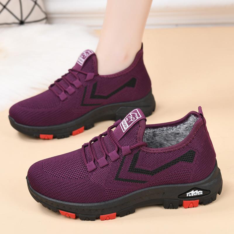 

Женские зимние ботинки для снега с подкладкой из искусственного меха, нескользящие кроссовки на шнуровке, теплые повседневные короткие ботинки, удобная обувь для ходьбы для женщин 40