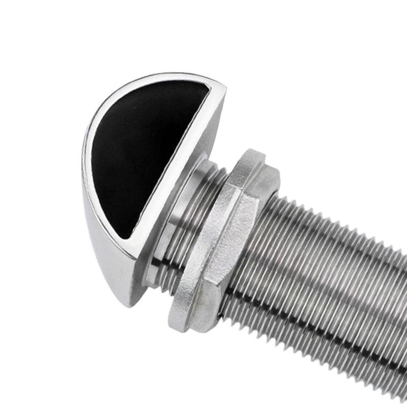 Thru-hull Valves Rsv 316 Stainless Steel Marine Spare Parts Boat Drain Outlet Durable Straight Boats Ships Thru-hull Connection