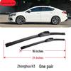 Zhonghua H3 Silent Rubber Front Wiper Blade - Original, Bone-Free, 17", Car Accessory