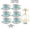 Bone China Coffee Set Ceramic Afternoon Tea Set British Light Luxury Simple Household Modern Ceramic Cup And Saucer Pot