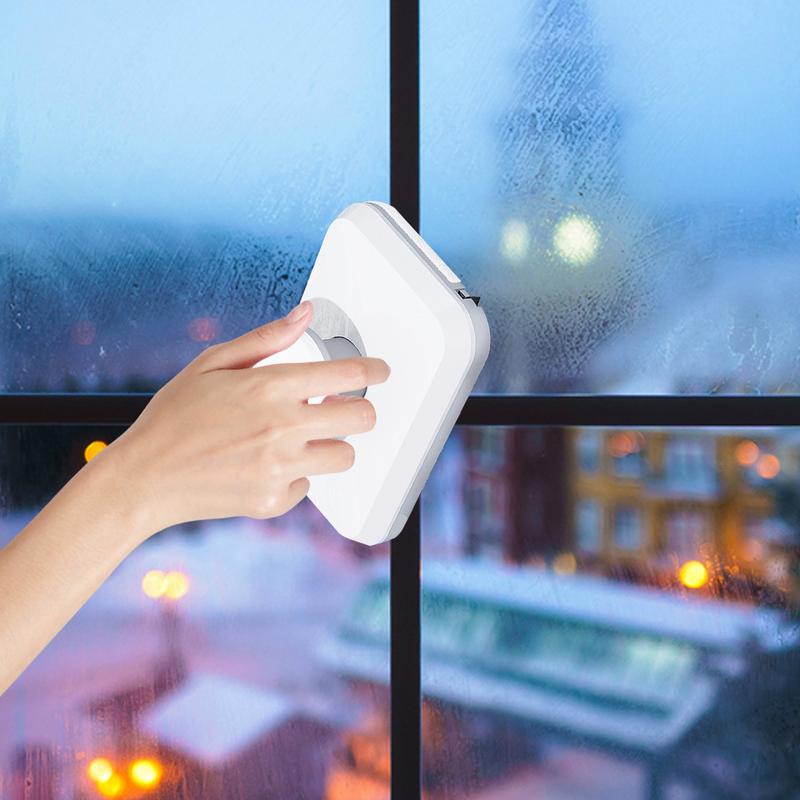 Magnetic Window Cleaning Brush Household Double-Sided Glass Cleaner High Altitude Strong Magnetic Window Cleaner For Home Cafe