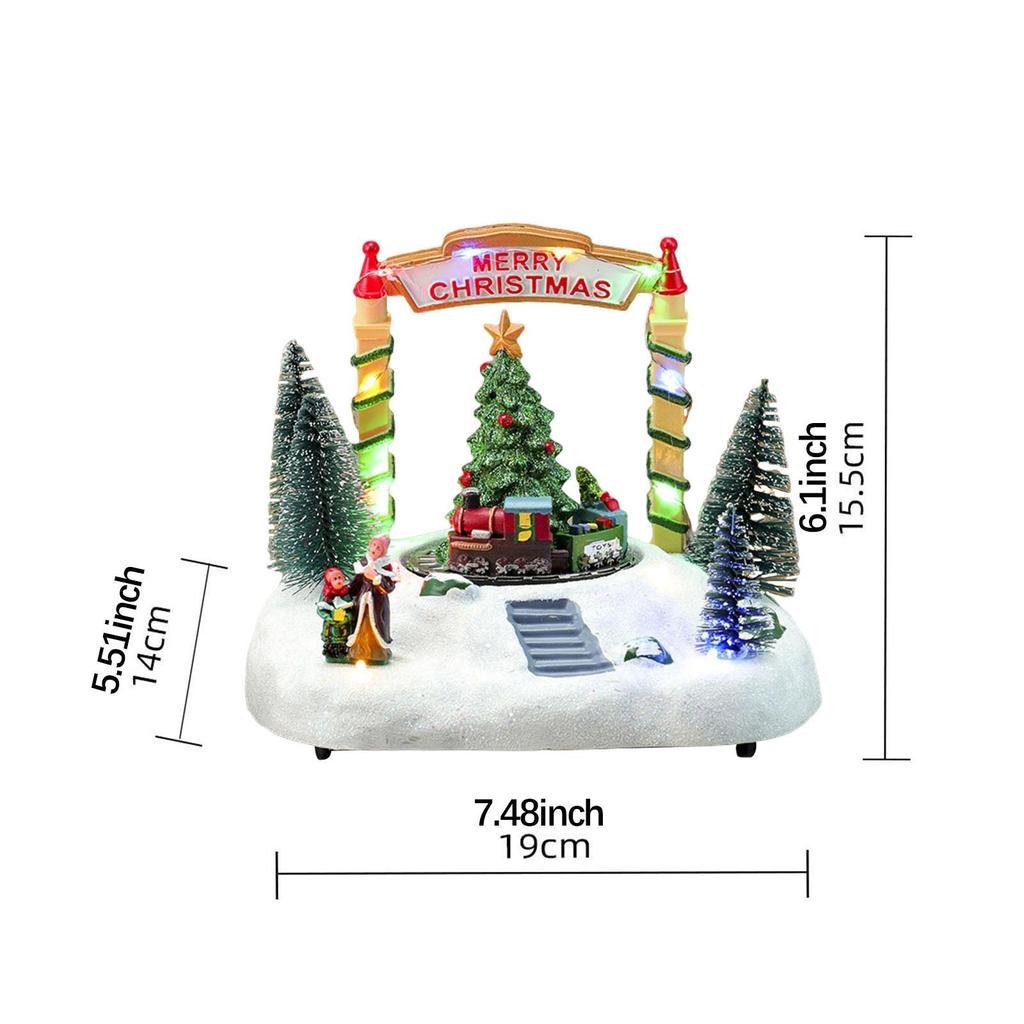 Merry Christmas Music Box with 8 Songs Party Gifts for Kids Wife