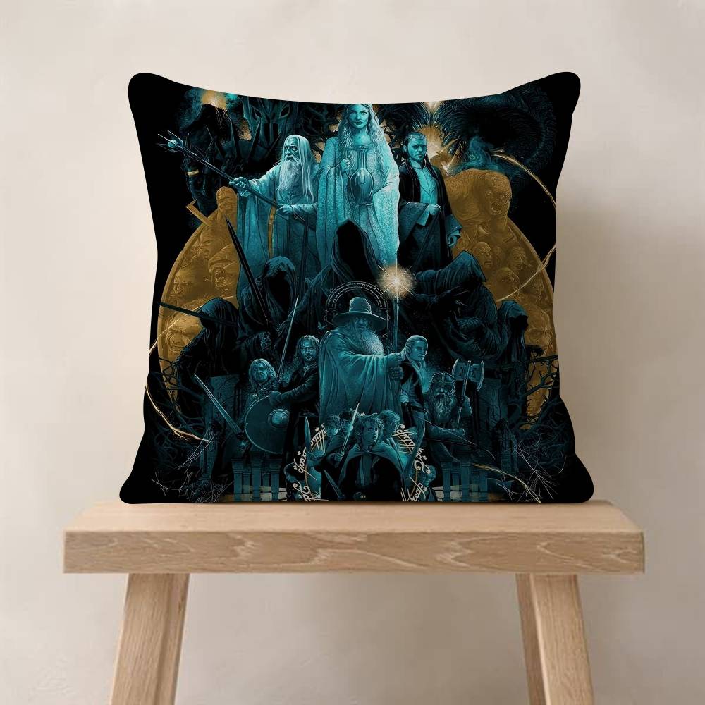 

The Lord Of The Rings Movie Movie Pillowcase Toon Gift Cushion Cover Bedroom Home Sofa Chair Seat Decor Pillow Case 30x30cm